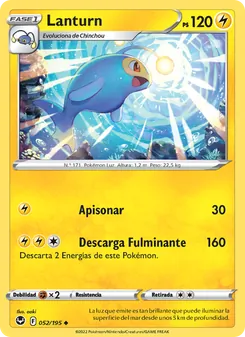 Carta Lanturn de la expansión Tempestad Plateada, número 052/195