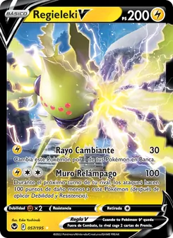 Carta Regieleki V de la expansión Tempestad Plateada, número 057/195