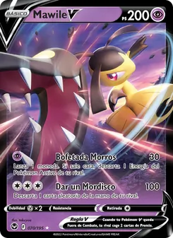 Carta Mawile V de la expansión Tempestad Plateada, número 070/195