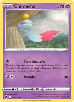 Carta Chimecho de la expansión Tempestad Plateada, número 074/195