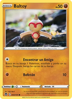 Carta Baltoy de la expansión Tempestad Plateada, número 093/195