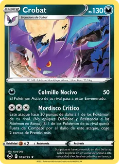 Carta Crobat de la expansión Tempestad Plateada, número 105/195