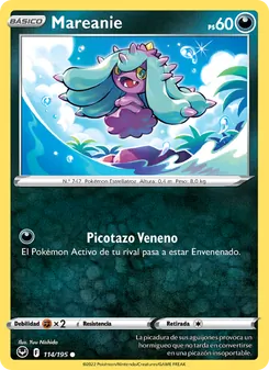 Carta Mareanie de la expansión Tempestad Plateada, número 114/195