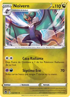 Carta Noivern de la expansión Tempestad Plateada, número 133/195