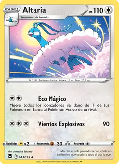 Carta Altaria de la expansión Tempestad Plateada, número 143/195
