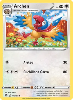 Carta Archen de la expansión Tempestad Plateada, número 146/195