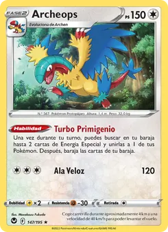 Carta Archeops de la expansión Tempestad Plateada, número 147/195