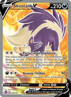 Carta Skuntank V de la expansión Tempestad Plateada, número 180/195