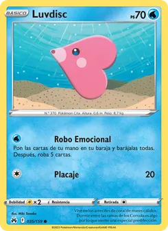 Carta Luvdisc de la expansión Cenit Supremo, número 035/159