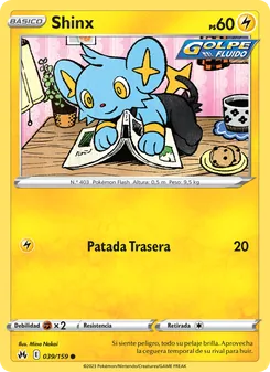 Carta Shinx de la expansión Cenit Supremo, número 039/159