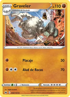 Carta Graveler de la expansión Cenit Supremo, número 068/159