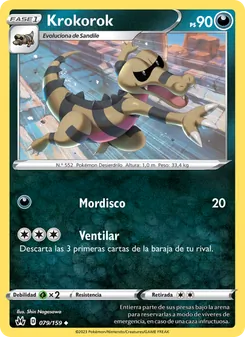 Carta Krokorok de la expansión Cenit Supremo, número 079/159