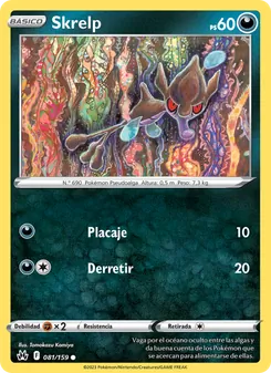 Carta Skrelp de la expansión Cenit Supremo, número 081/159