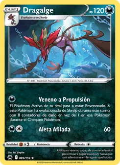 Carta Dragalge de la expansión Cenit Supremo, número 082/159