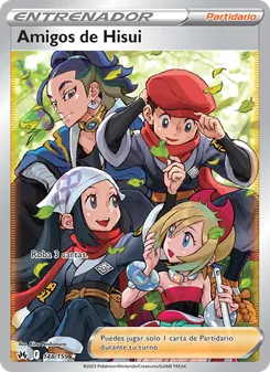 Carta Amigos de Hisui de la expansión Cenit Supremo, número 148/159