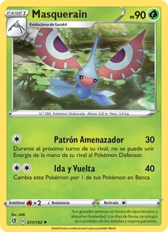 Carta Masquerain de la expansión Choque Rebelde, número 11/192