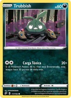 Carta Trubbish de la expansión Choque Rebelde, número 117/192
