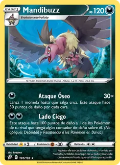 Carta Mandibuzz de la expansión Choque Rebelde, número 120/192