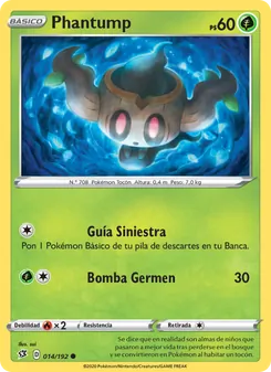 Carta Phantump de la expansión Choque Rebelde, número 14/192