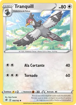 Carta Tranquill de la expansión Choque Rebelde, número 144/192