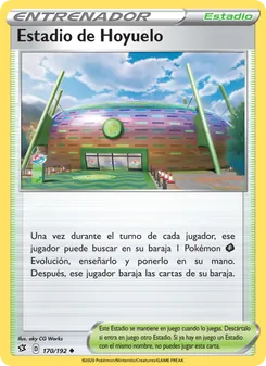 Carta Estadio de Hoyuelo de la expansión Choque Rebelde, número 170/192