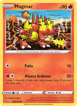 Carta Magmar de la expansión Choque Rebelde, número 29/192