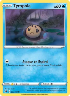 Carta Tympole de la expansión Choque Rebelde, número 44/192