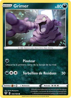 Carta Grimer de la expansión Oscuridad Incandescente, número 100/189