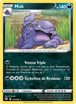 Carta Muk de la expansión Oscuridad Incandescente, número 101/189