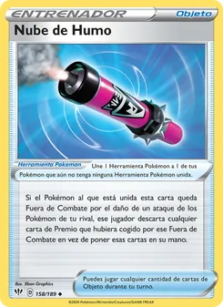 Carta Nube de Humo de la expansión Oscuridad Incandescente, número 158/189