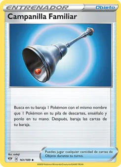 Carta Campanilla Familiar de la expansión Oscuridad Incandescente, número 161/189