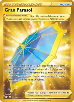 Carta Gran Parasol de la expansión Oscuridad Incandescente, número 199/189