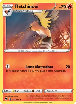 Carta Fletchinder de la expansión Oscuridad Incandescente, número 31/189