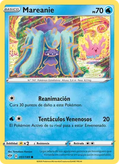 Carta Mareanie de la expansión Oscuridad Incandescente, número 51/189