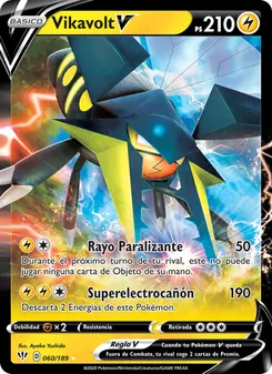 Carta Vikavolt V de la expansión Oscuridad Incandescente, número 60/189