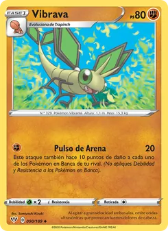 Carta Vibrava de la expansión Oscuridad Incandescente, número 90/189