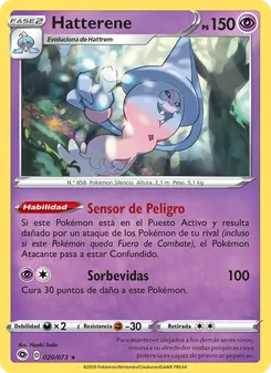 Carta Hatterene de la expansión Camino de Campeones, número 20/73