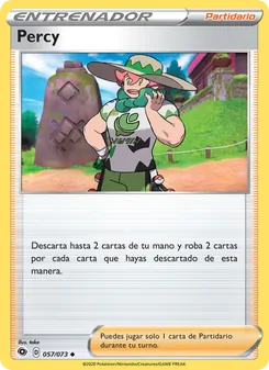 Carta Percy de la expansión Camino de Campeones, número 57/73