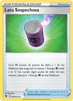 Carta Lata Sospechosa de la expansión Camino de Campeones, número 66/73