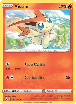 Carta Victini de la expansión Camino de Campeones, número 7/73