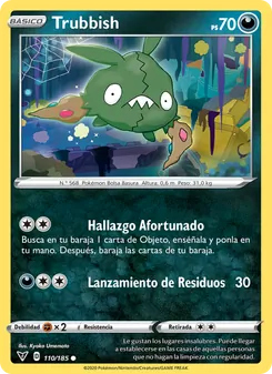 Carta Trubbish de la expansión Voltaje Vívido, número 110/185