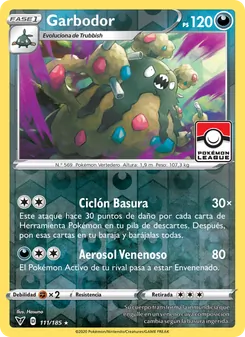 Carta Garbodor de la expansión Voltaje Vívido, número 111/185