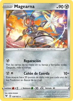 Carta Magearna de la expansión Voltaje Vívido, número 128/185