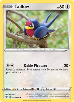 Carta Taillow de la expansión Voltaje Vívido, número 133/185