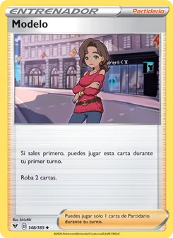 Carta Modelo de la expansión Voltaje Vívido, número 148/185