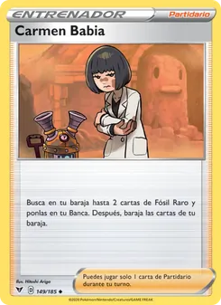 Carta Carmen Babia de la expansión Voltaje Vívido, número 149/185