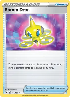 Carta Rotom Dron de la expansión Voltaje Vívido, número 151/185