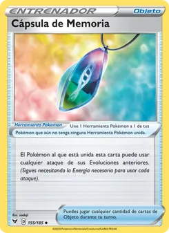 Carta Cápsula de Memoria de la expansión Voltaje Vívido, número 155/185