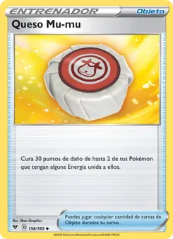 Carta Queso Mu-mu de la expansión Voltaje Vívido, número 156/185