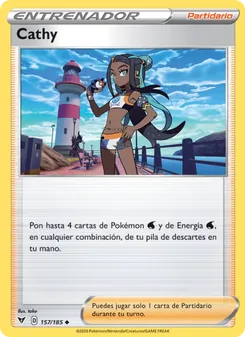 Carta Cathy de la expansión Voltaje Vívido, número 157/185